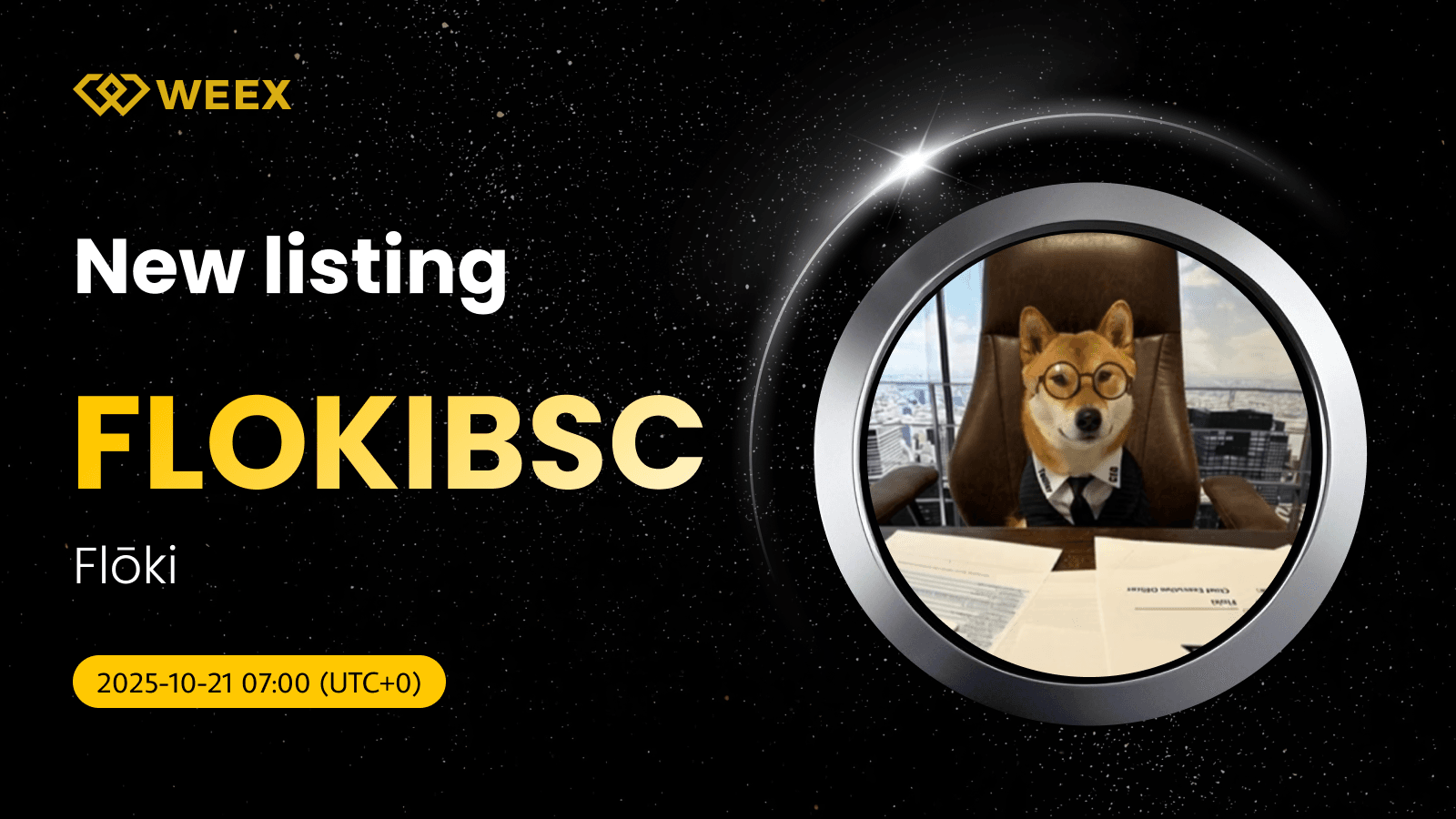 FLOKIBSC USDT Trading on WEEX: Flōki (FLOKIBSC) Coin Listed